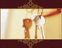 Hand in key